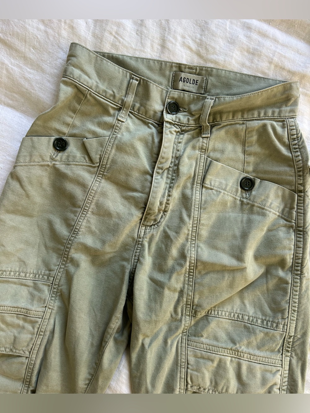 Agolde Olive Utility Cargo Pants